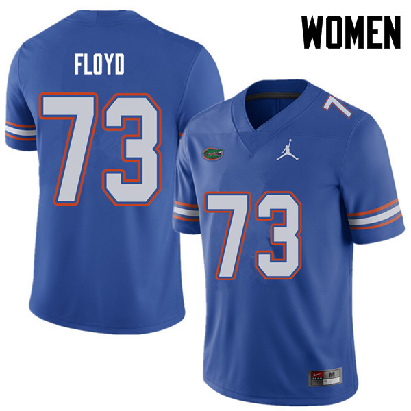 Jordan Brand Women #73 Sharrif Floyd Florida Gators College Football Jerseys Sale-Royal